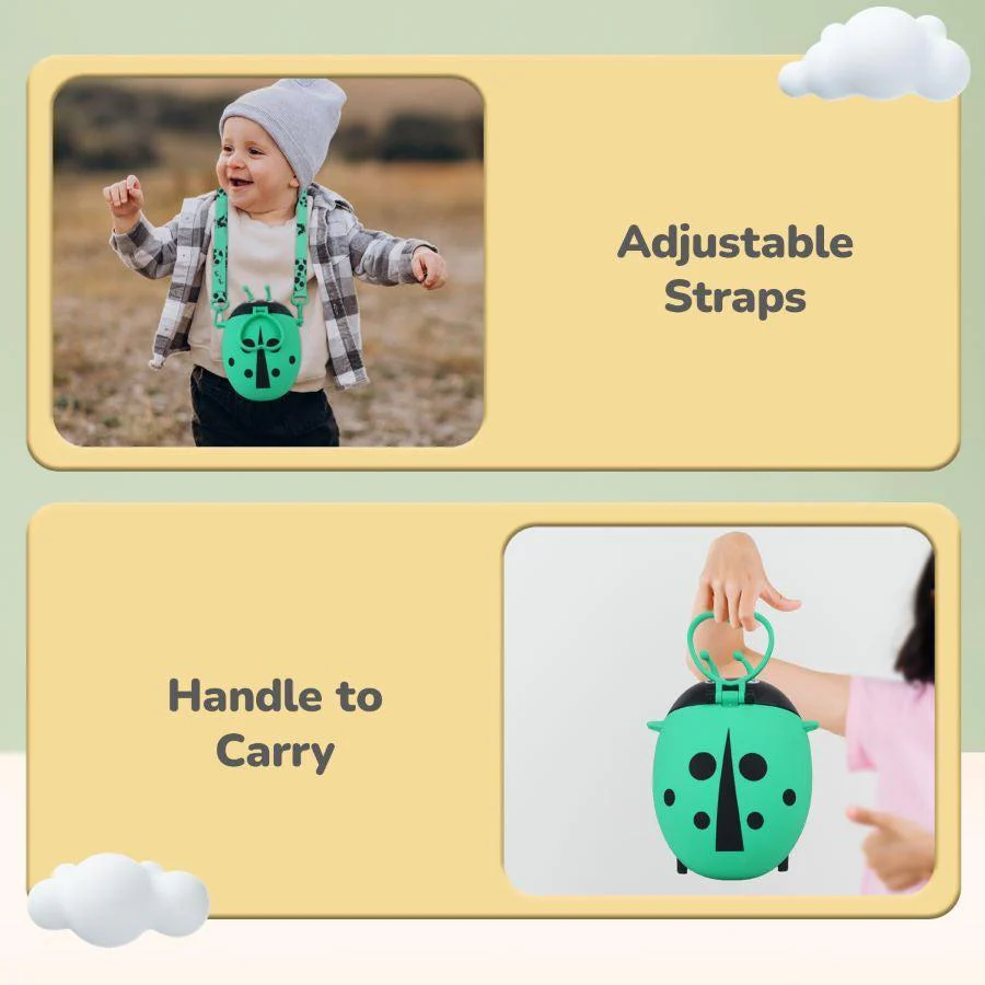 Beetle Baby Straw Sipper Water Bottle 700ml With Adjustable Straps - Image 10