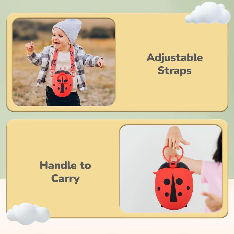 Beetle Baby Straw Sipper Water Bottle 700ml With Adjustable Straps - Image 16