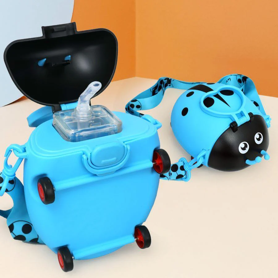 Beetle Baby Straw Sipper Water Bottle 700ml With Adjustable Straps - Image 2
