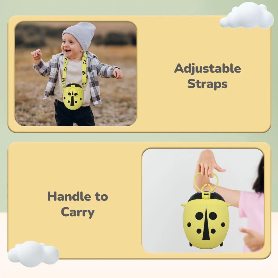 Beetle Baby Straw Sipper Water Bottle 700ml With Adjustable Straps - Image 22