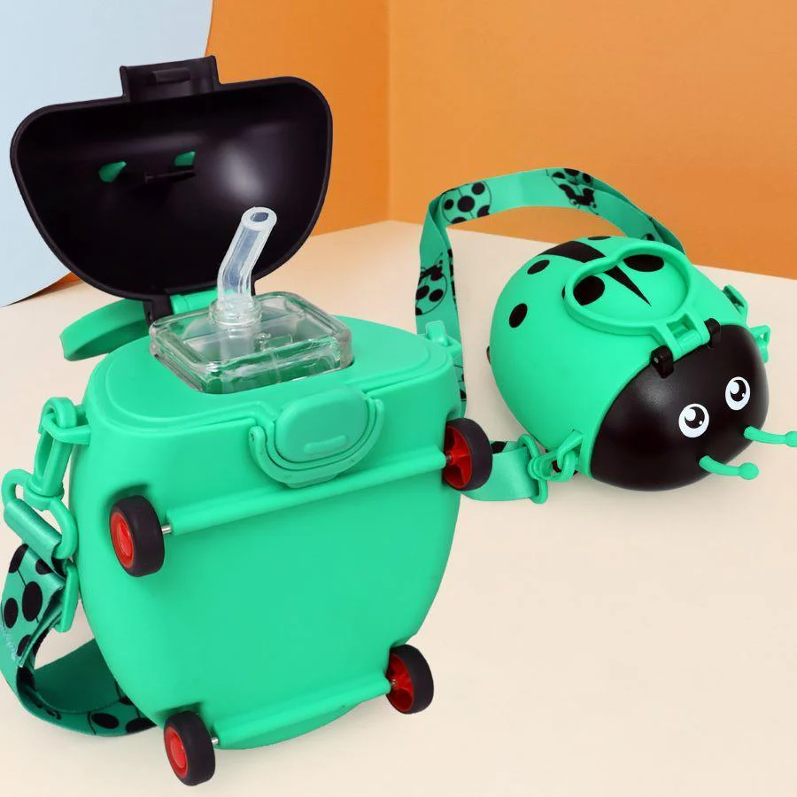 Beetle Baby Straw Sipper Water Bottle 700ml With Adjustable Straps - Image 8