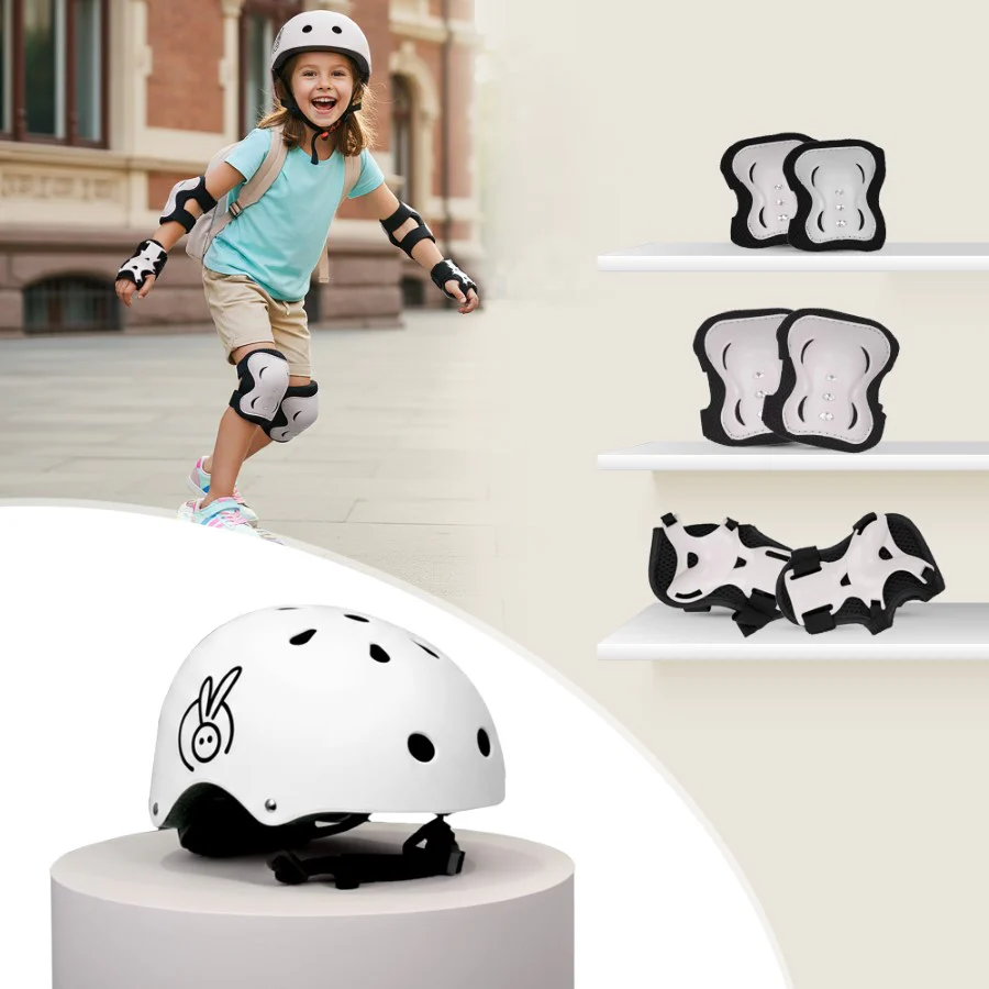 Safe Play Set Kids Helmet, Premium Kids Sports Safety Kit with Helmet & Protective Pads - Image 15