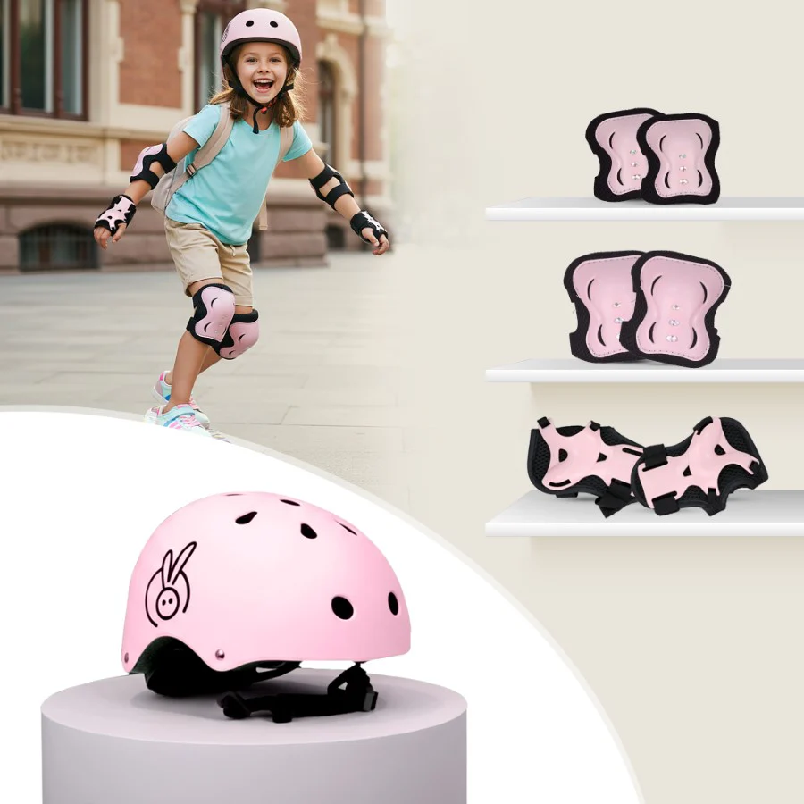 Safe Play Set Kids Helmet, Premium Kids Sports Safety Kit with Helmet & Protective Pads - Image 8
