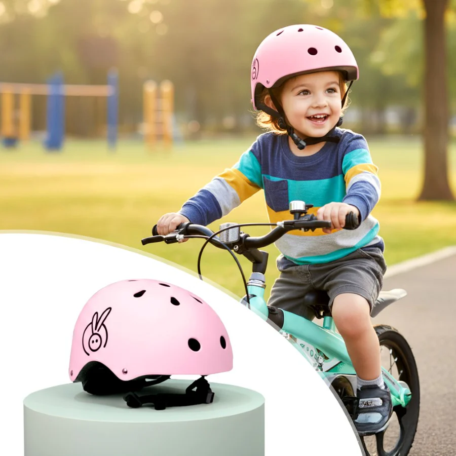 Safe Play Best Kids Safety Helmet - Trusted EN1078 Certified Helmet for Kids with Shock-Absorbing EPS Foam 5-13 Years - Image 10