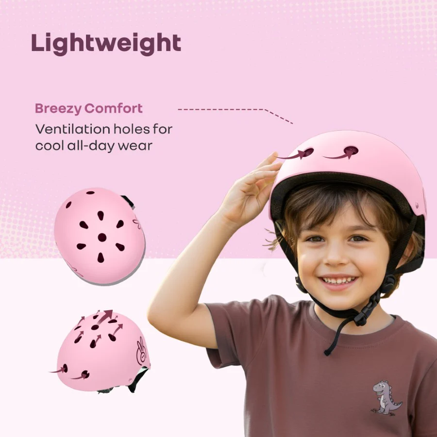 Safe Play Best Kids Safety Helmet - Trusted EN1078 Certified Helmet for Kids with Shock-Absorbing EPS Foam 5-13 Years - Image 12