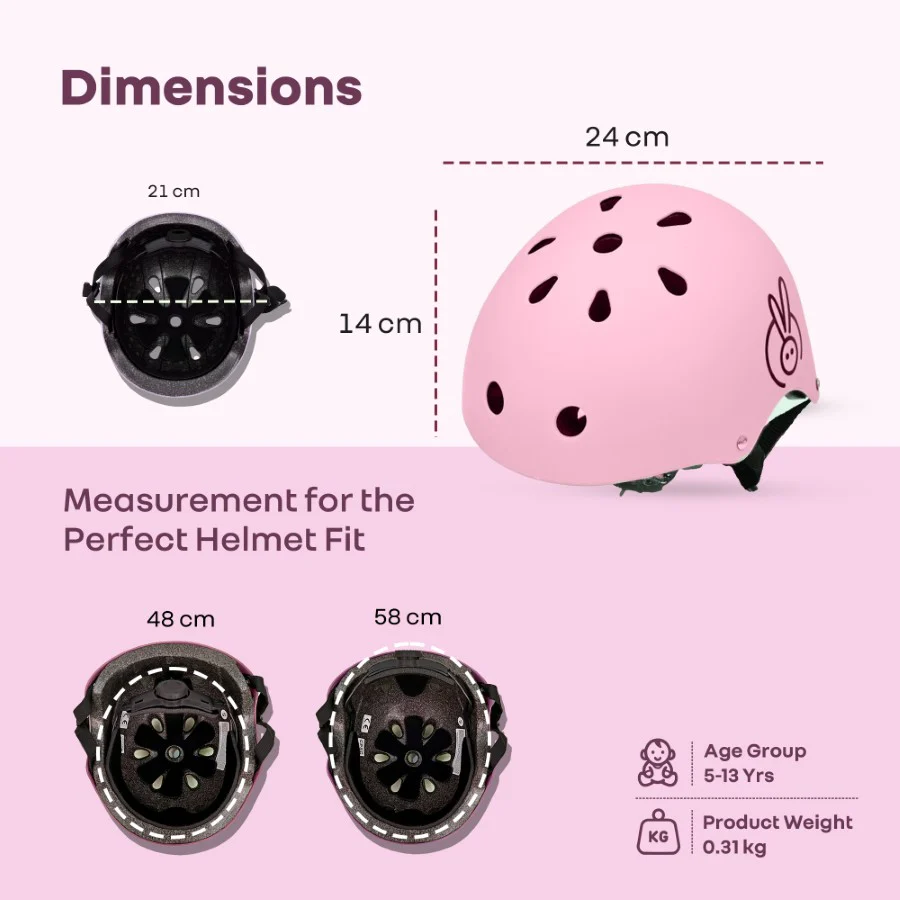 Safe Play Best Kids Safety Helmet - Trusted EN1078 Certified Helmet for Kids with Shock-Absorbing EPS Foam 5-13 Years - Image 17