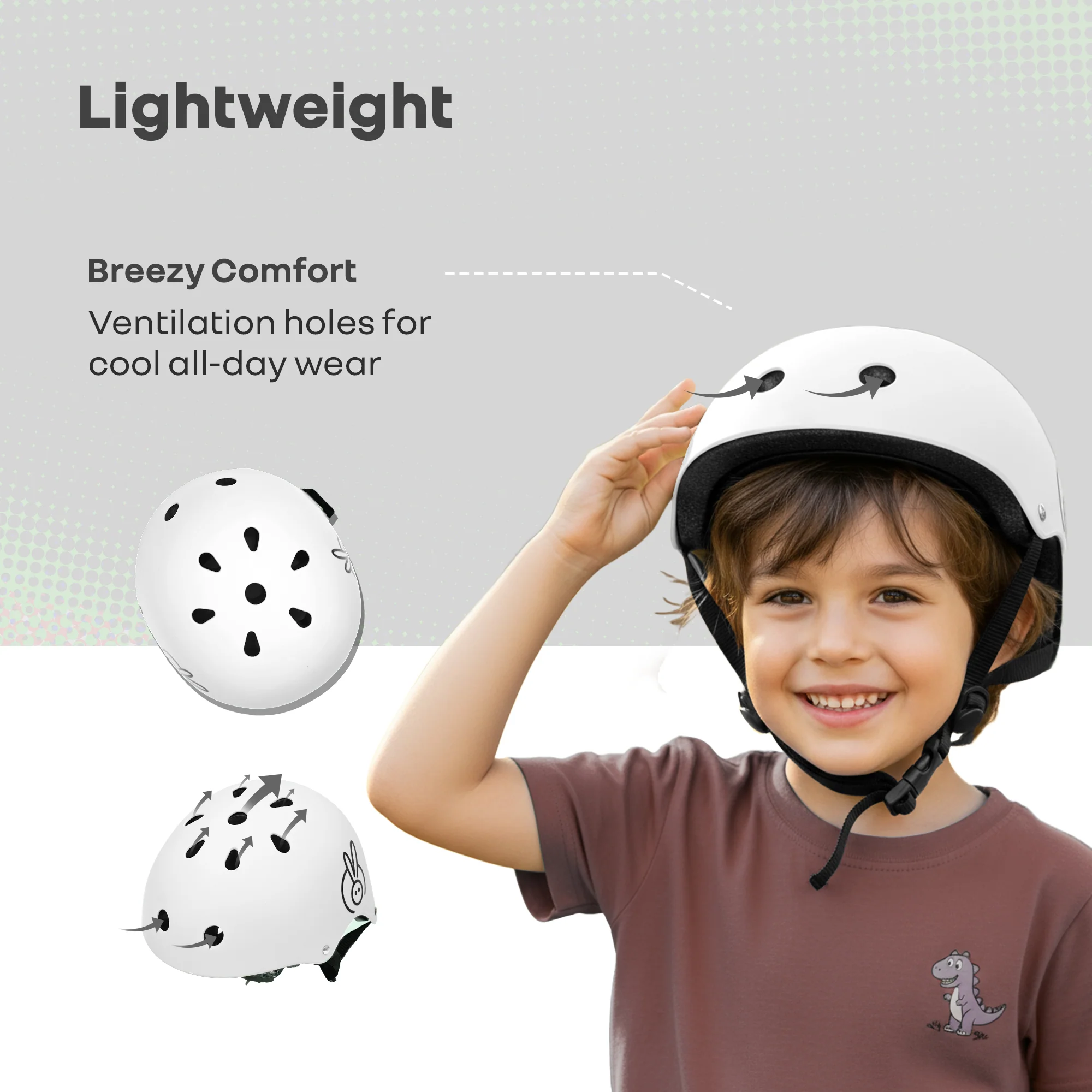 Safe Play Best Kids Safety Helmet - Trusted EN1078 Certified Helmet for Kids with Shock-Absorbing EPS Foam 5-13 Years - Image 21