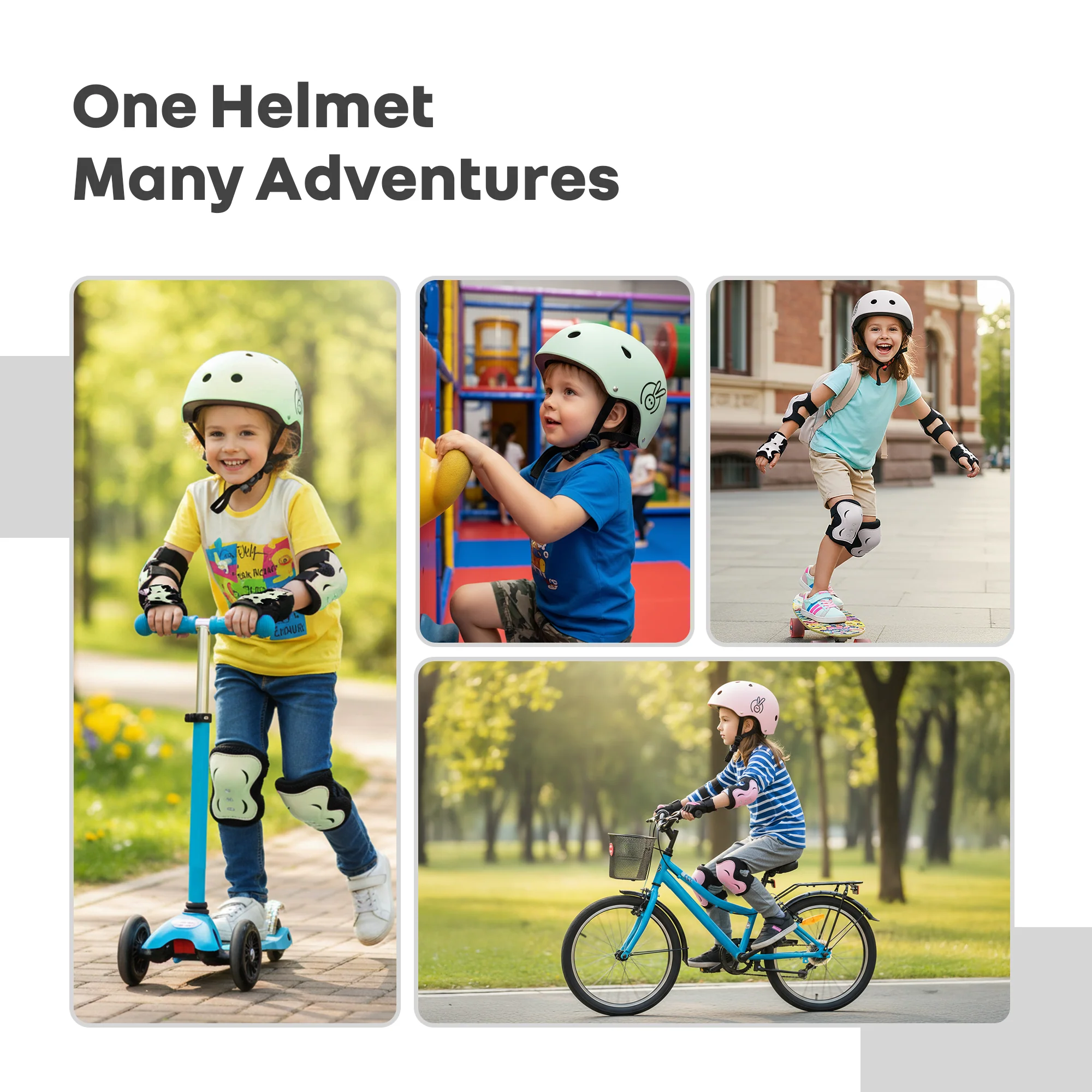 Safe Play Best Kids Safety Helmet - Trusted EN1078 Certified Helmet for Kids with Shock-Absorbing EPS Foam 5-13 Years - Image 24