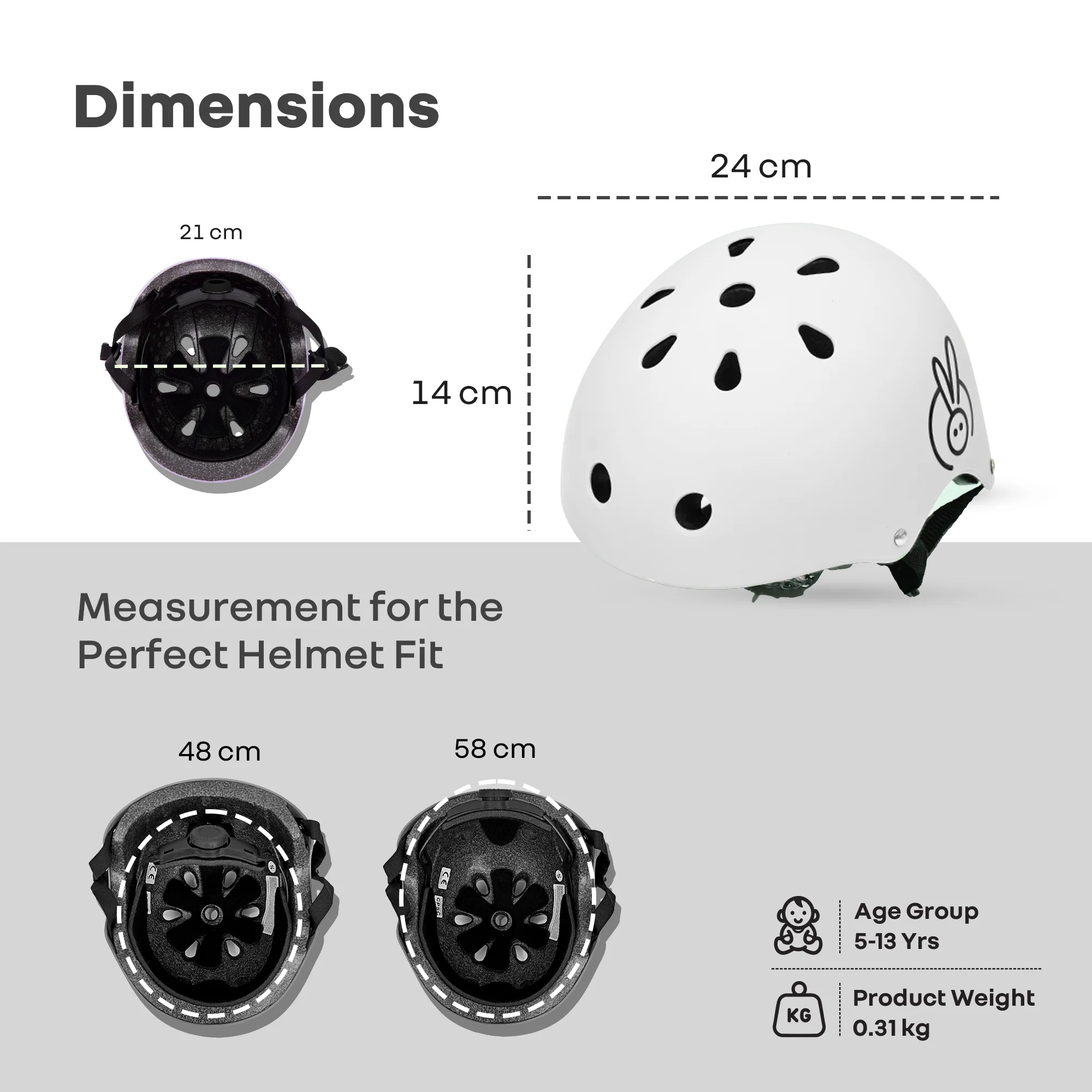 Safe Play Best Kids Safety Helmet - Trusted EN1078 Certified Helmet for Kids with Shock-Absorbing EPS Foam 5-13 Years - Image 26