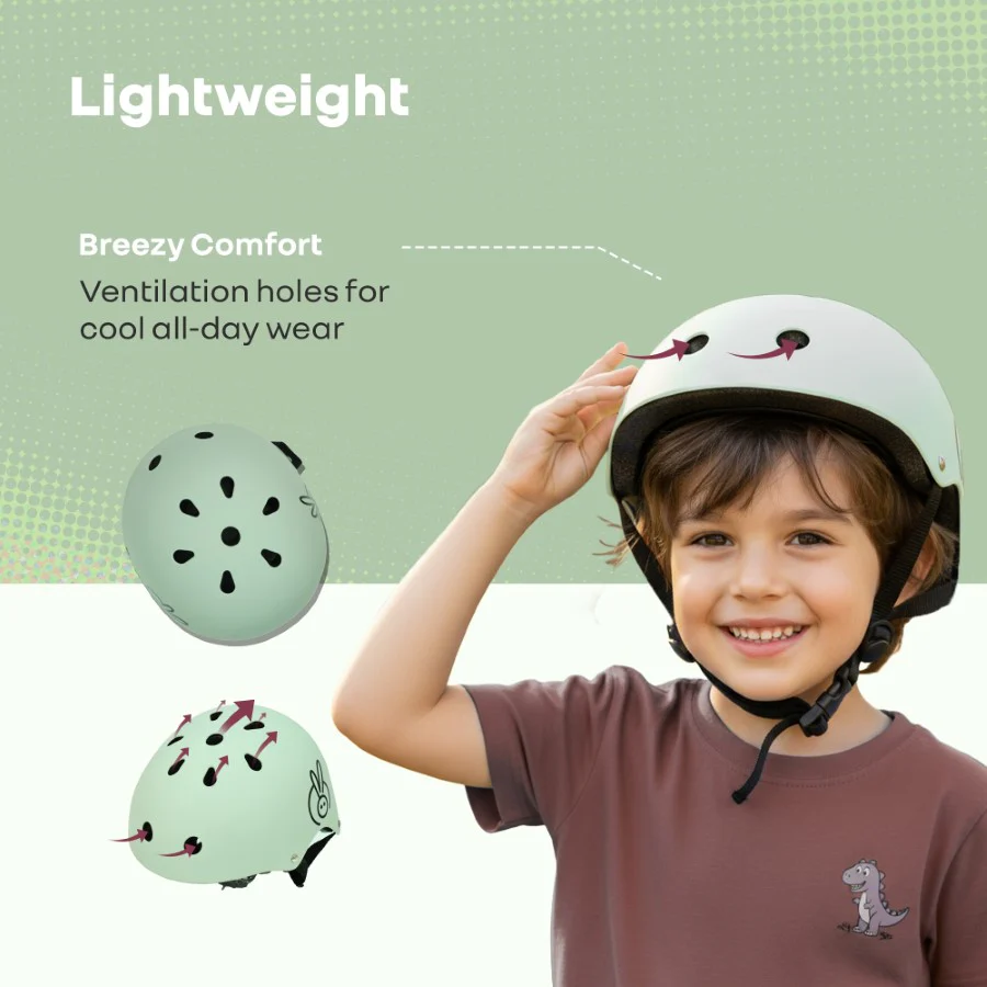 Safe Play Best Kids Safety Helmet - Trusted EN1078 Certified Helmet for Kids with Shock-Absorbing EPS Foam 5-13 Years - Image 3
