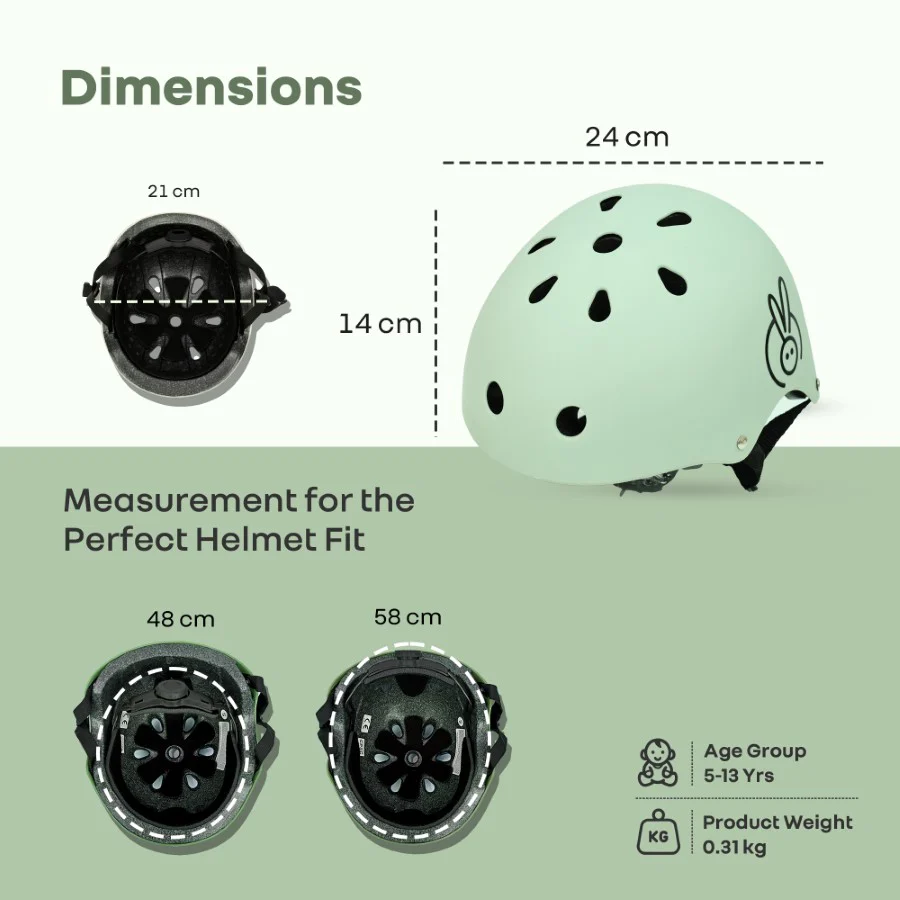 Safe Play Best Kids Safety Helmet - Trusted EN1078 Certified Helmet for Kids with Shock-Absorbing EPS Foam 5-13 Years - Image 8