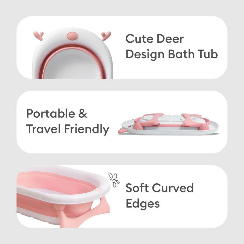 Bubble Double Aqua Baby Bath Tub Compact Fold & Portable - Image 6