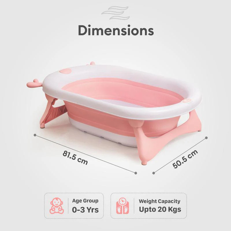 Bubble Double Aqua Baby Bath Tub Compact Fold & Portable - Image 7