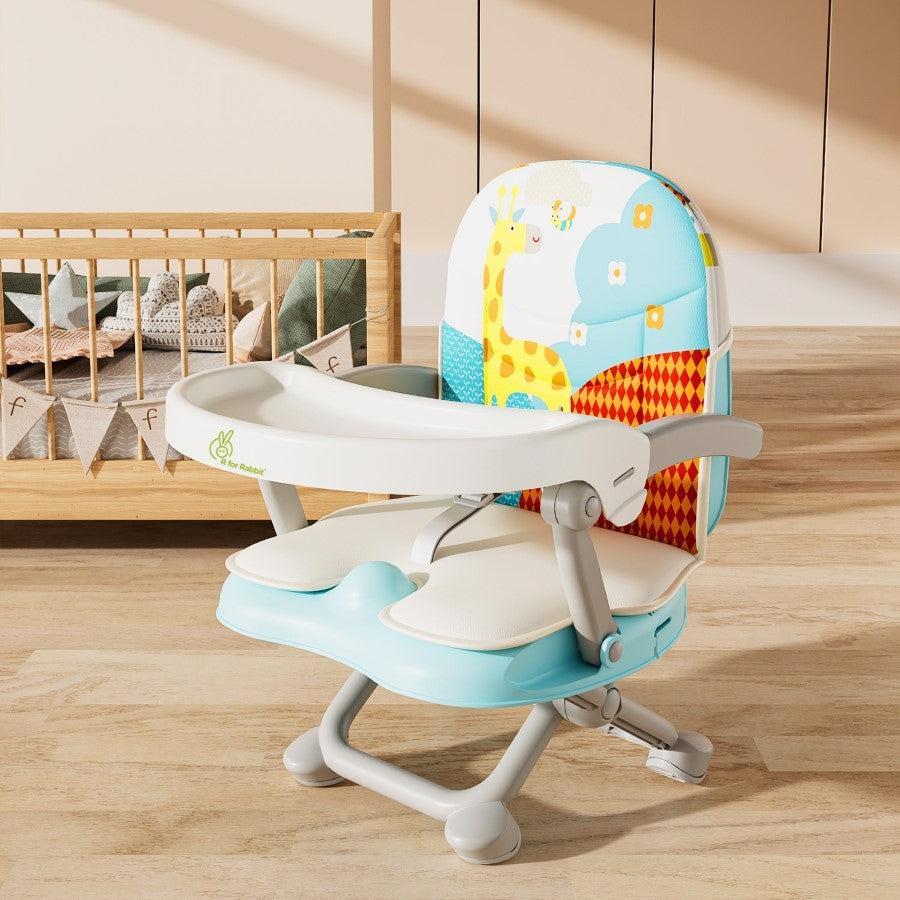 Candy Pop Booster Chair - 4 Level Height Adjustment, Light Weight, Travel Friendly - Aqua Blue - Image 2