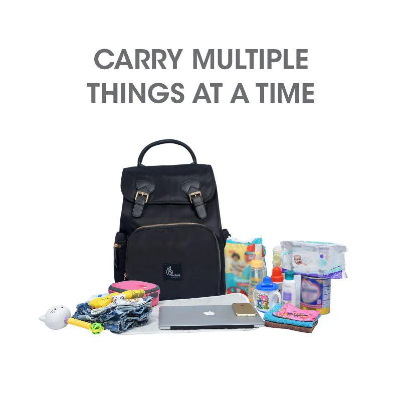 Caramello Bliss Diaper Bag With Personalized Name Tag - Image 18