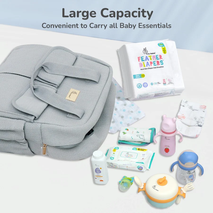 Caramello Breezy Premium Material Diaper Bag For New Moms - Image 13