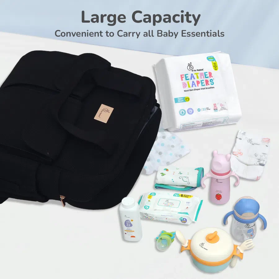Caramello Breezy Diaper Bag With Personalized Name Tag - Image 6