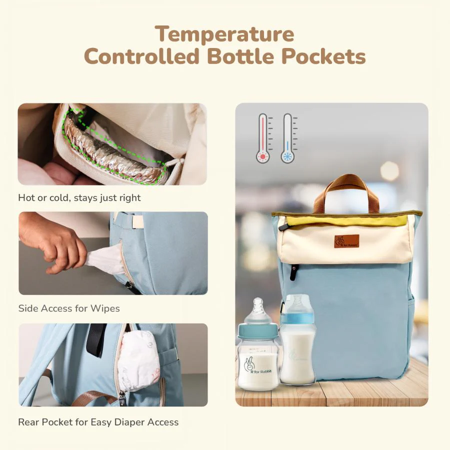 Caramello Daisy 2-in-1 Multipurpose Diaper Bag for Parents - Image 13