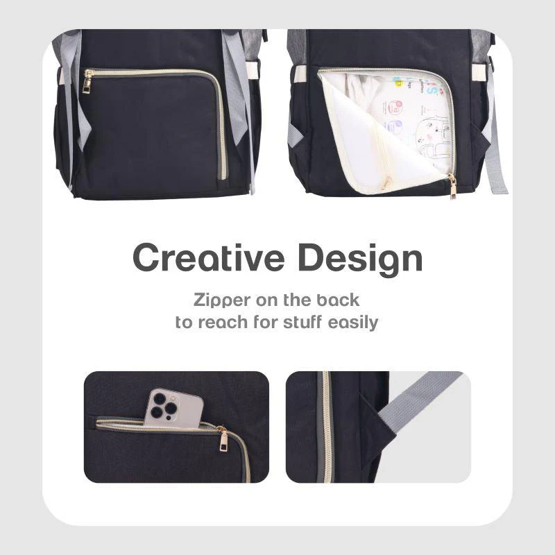 Caramello Diaper Bag Fashionable Diaper Bag For Moms - Image 16