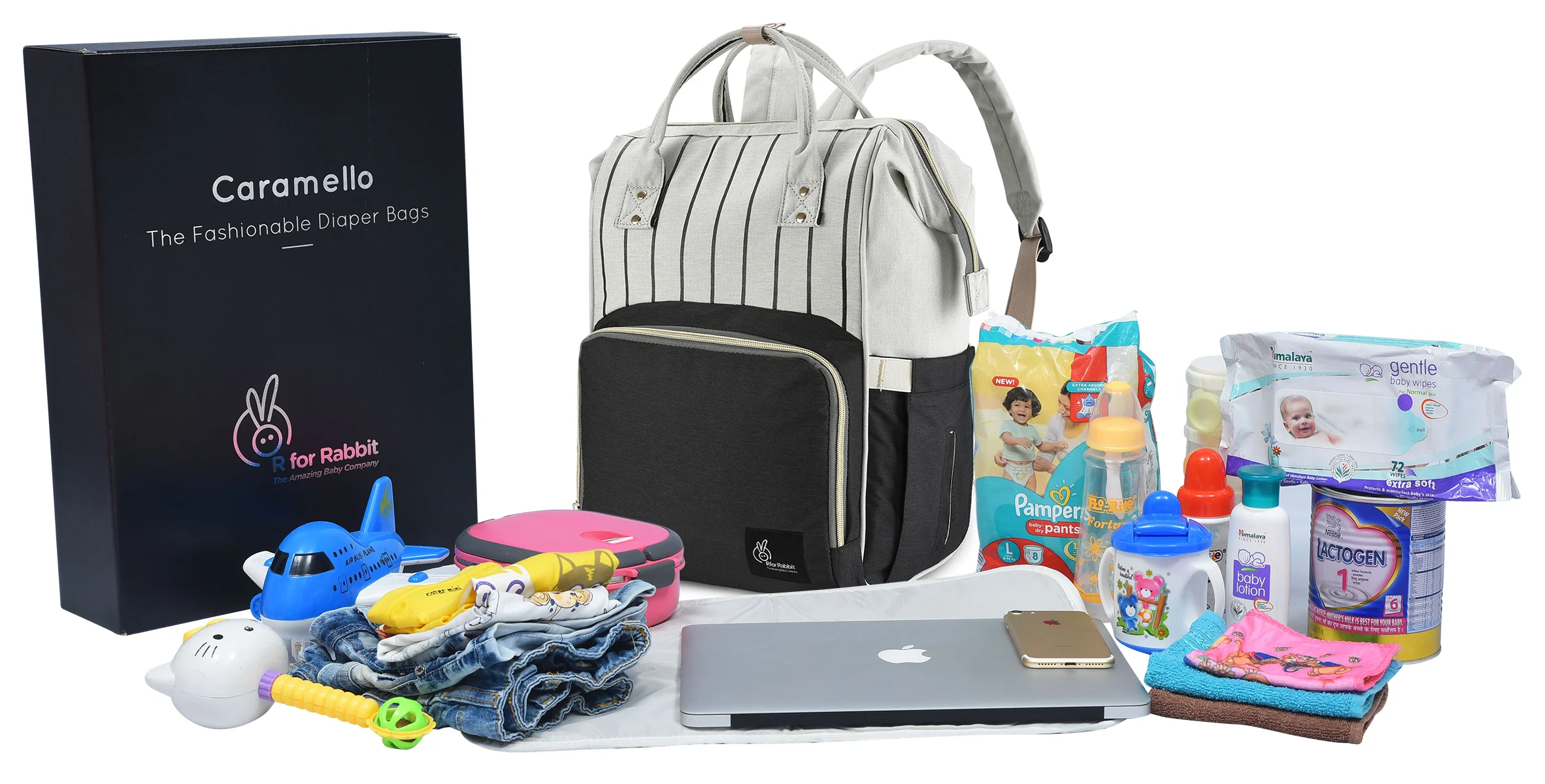 Caramello Diaper Bag Smart and Fashionable Diaper Bag For Moms - Image 12