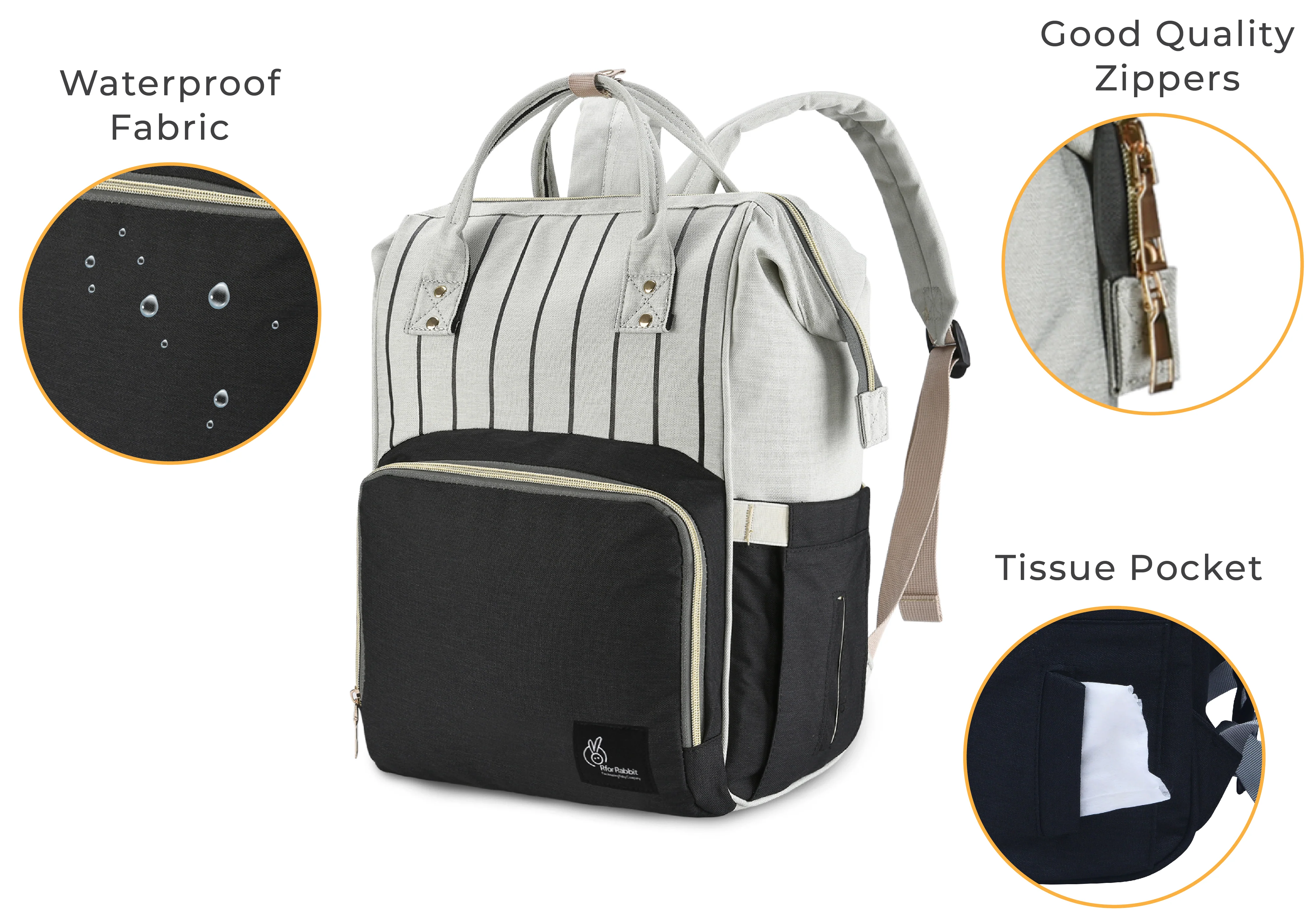 Caramello Diaper Bag Smart and Fashionable Diaper Bag For Moms - Image 14