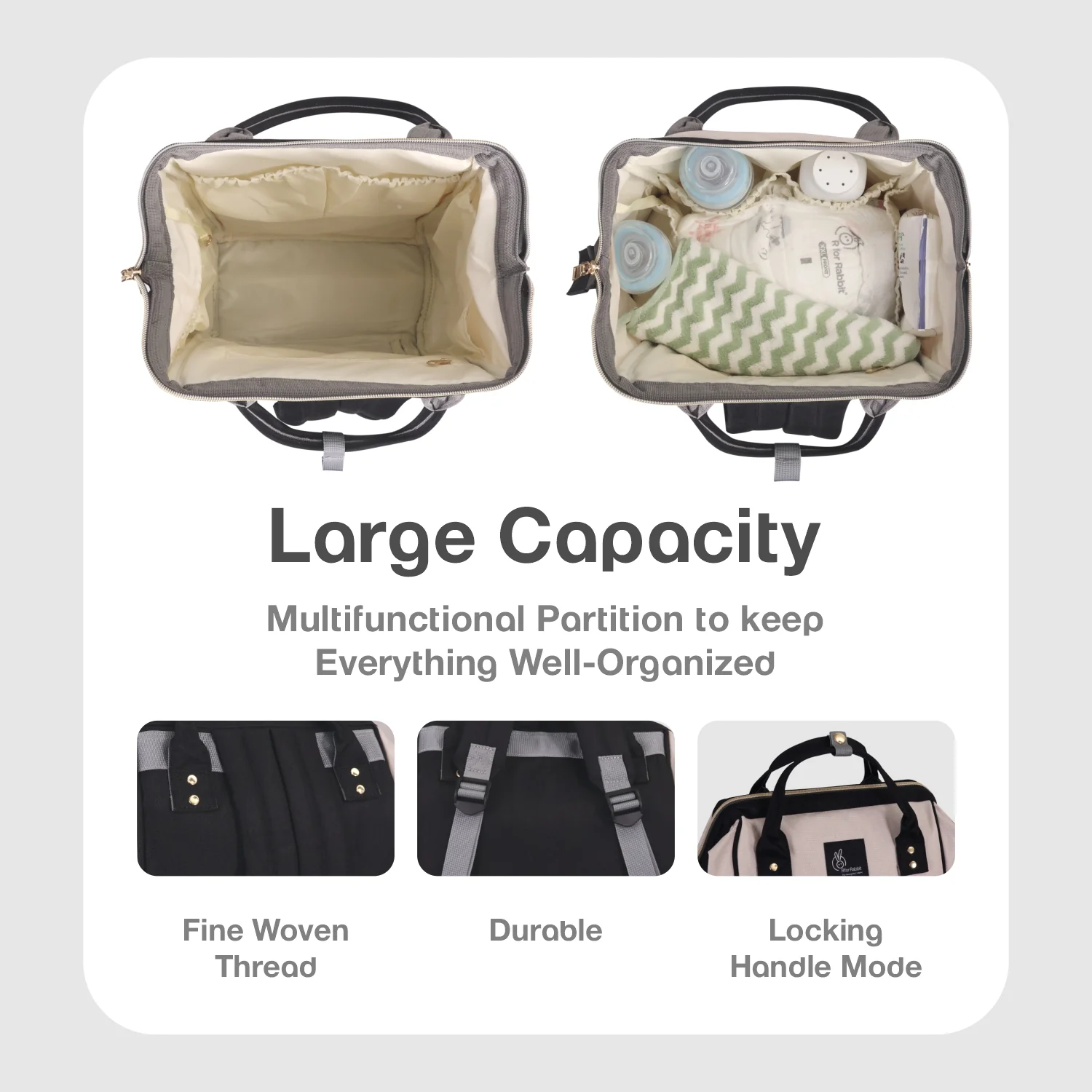 Caramello Diaper Bag Smart and Fashionable Diaper Bag For Moms - Image 7
