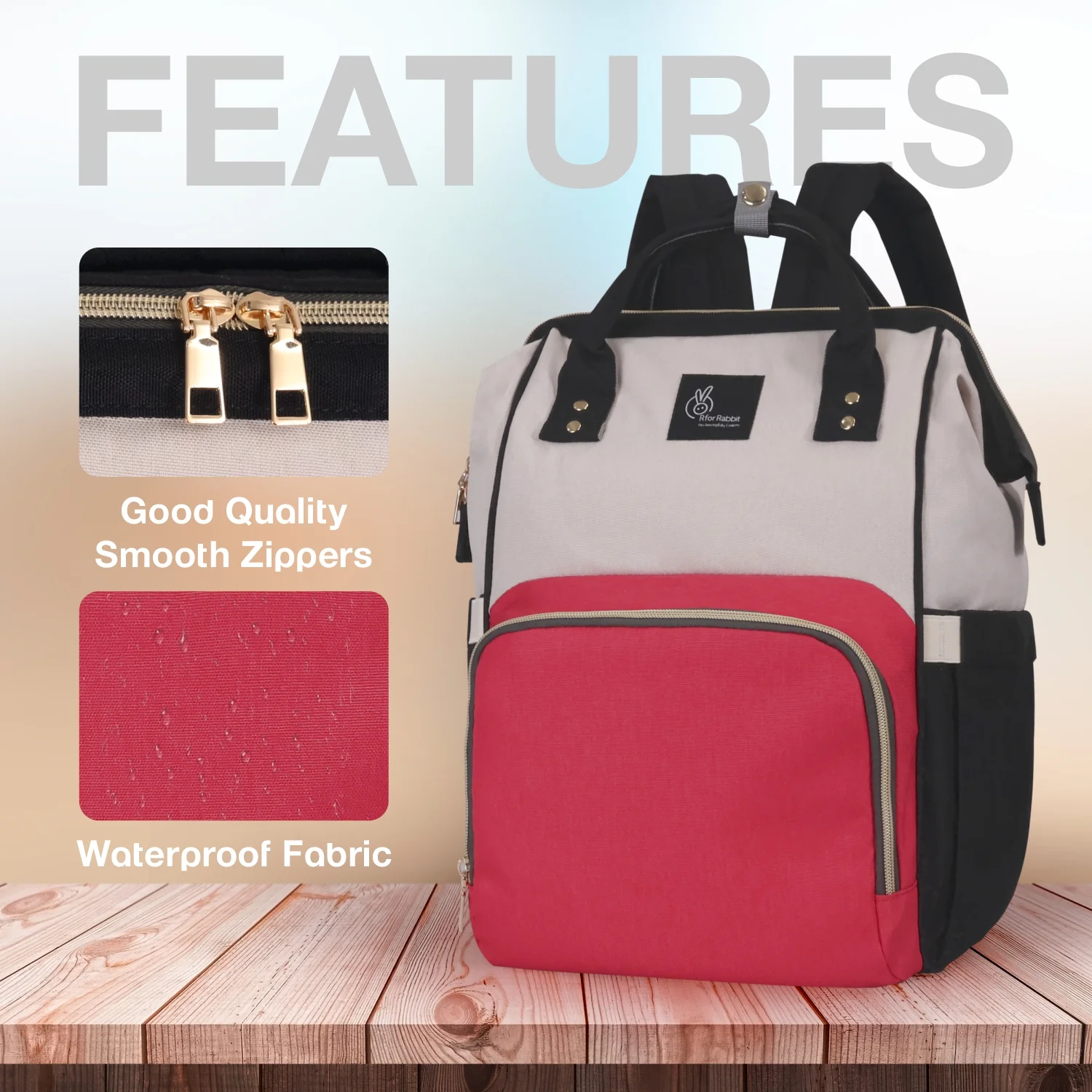 Caramello Diaper Bag Smart and Fashionable Diaper Bag For Moms - Image 8