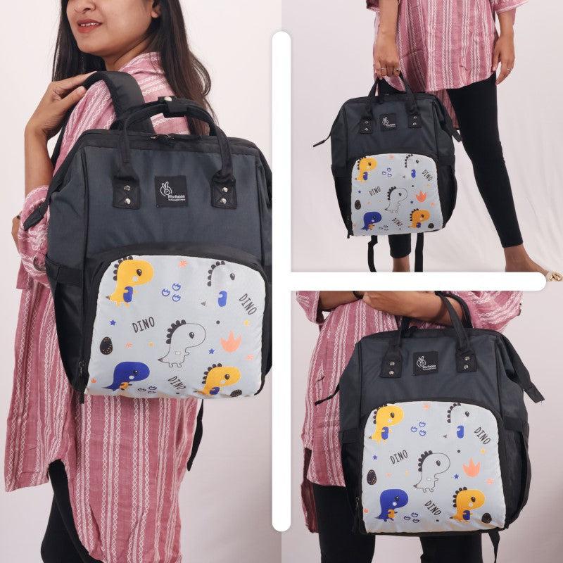 Caramello Dino Diaper Bag For Mother With 11 Pockets - Image 5