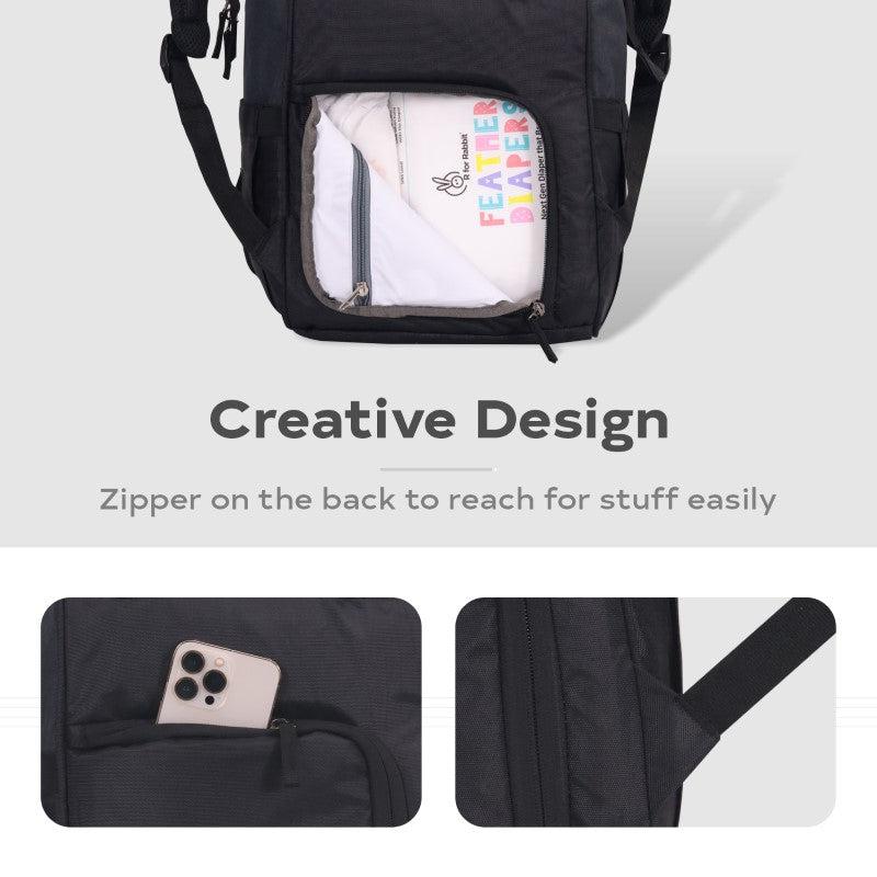 Caramello Dino Diaper Bag For Mother With 11 Pockets - Image 8