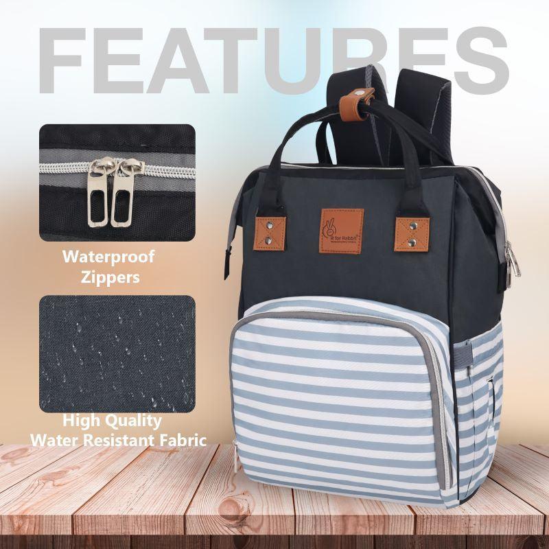 Caramello Regal Diaper Bag With Personalized Name Tag - Image 16