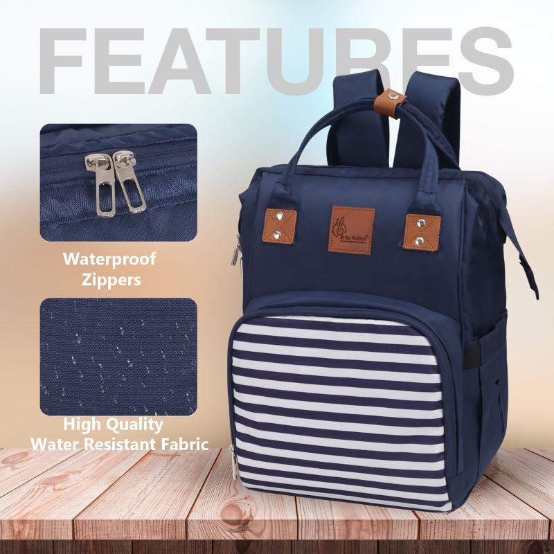 Caramello Regal Diaper Bag With Personalized Name Tag - Image 6