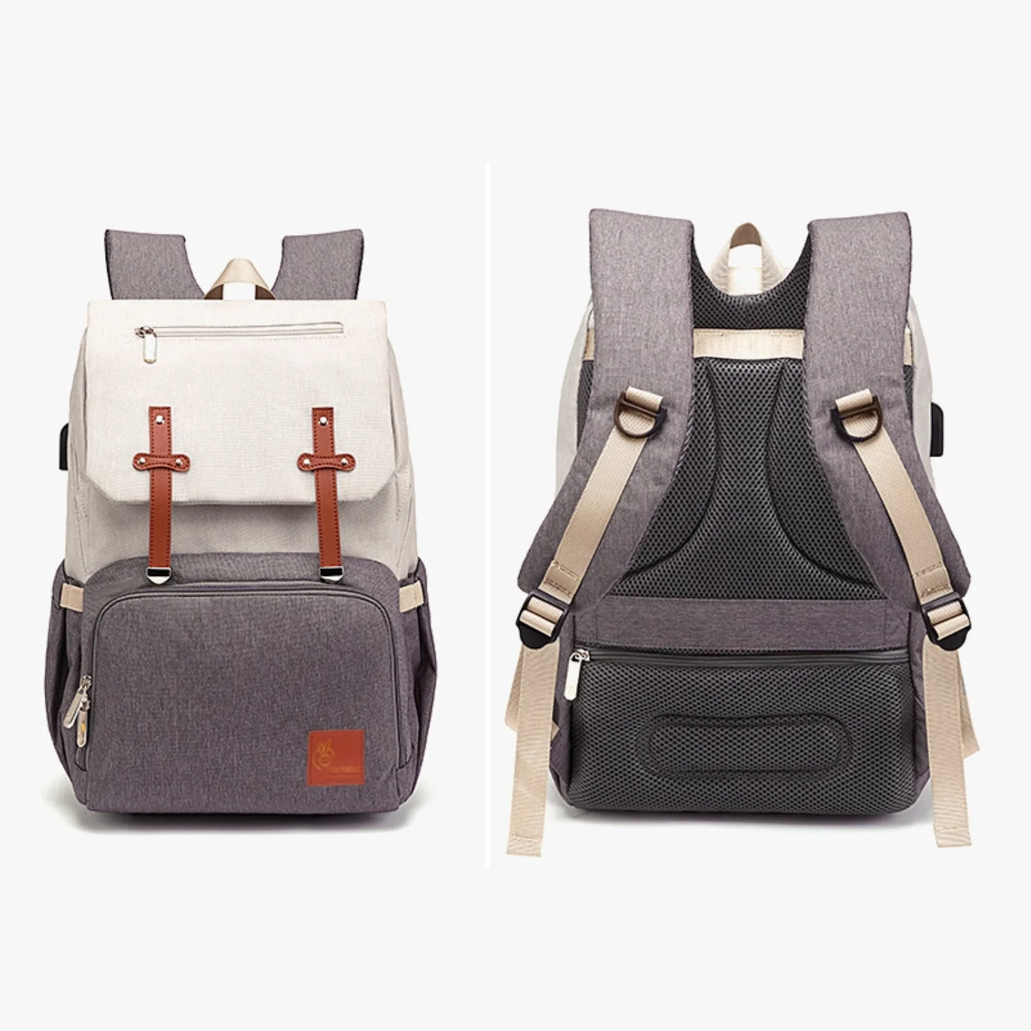 Caramello Smart Diaper Bags For Mother With High-Quality Water-Resistant Material - Image 12