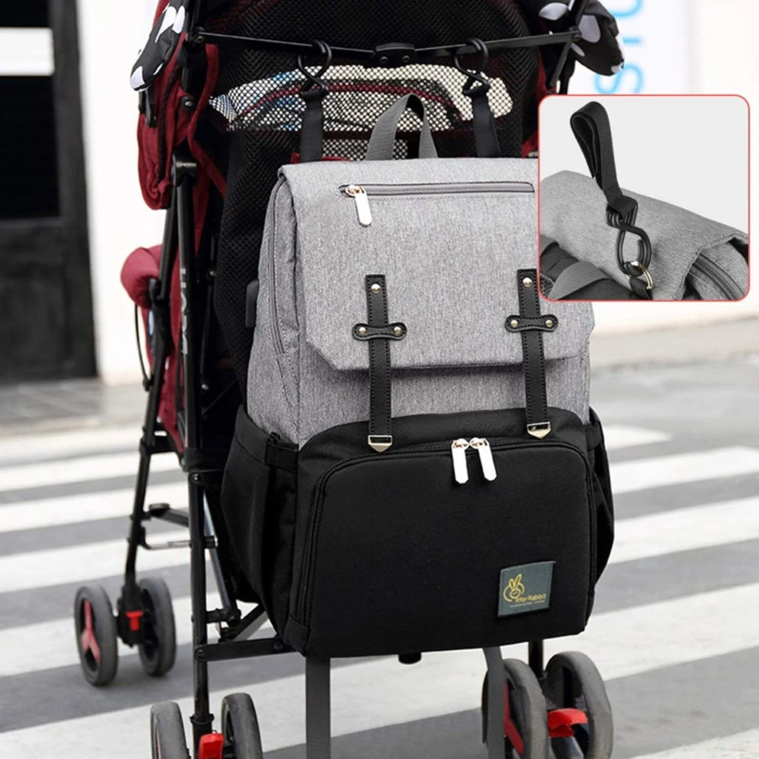 Caramello Smart Diaper Bags For Mother With Personalized Name Tag - Image 4