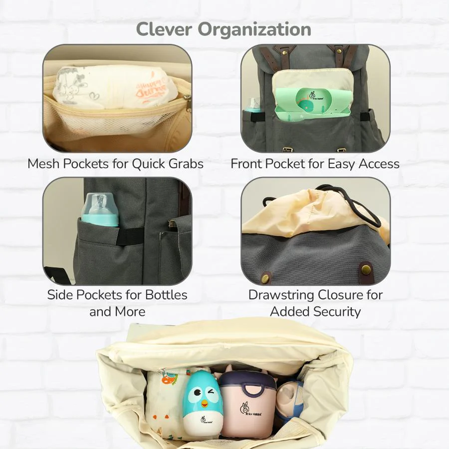 Caramello Sportz Diaper Bag For Moms With Personalized Name Tag - Image 6