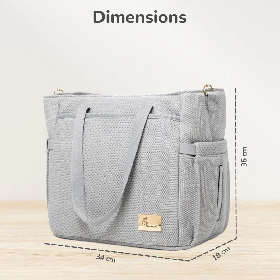 Caramello Tote Multi Purpose Diaper Bag With Spacious Storage - Image 16