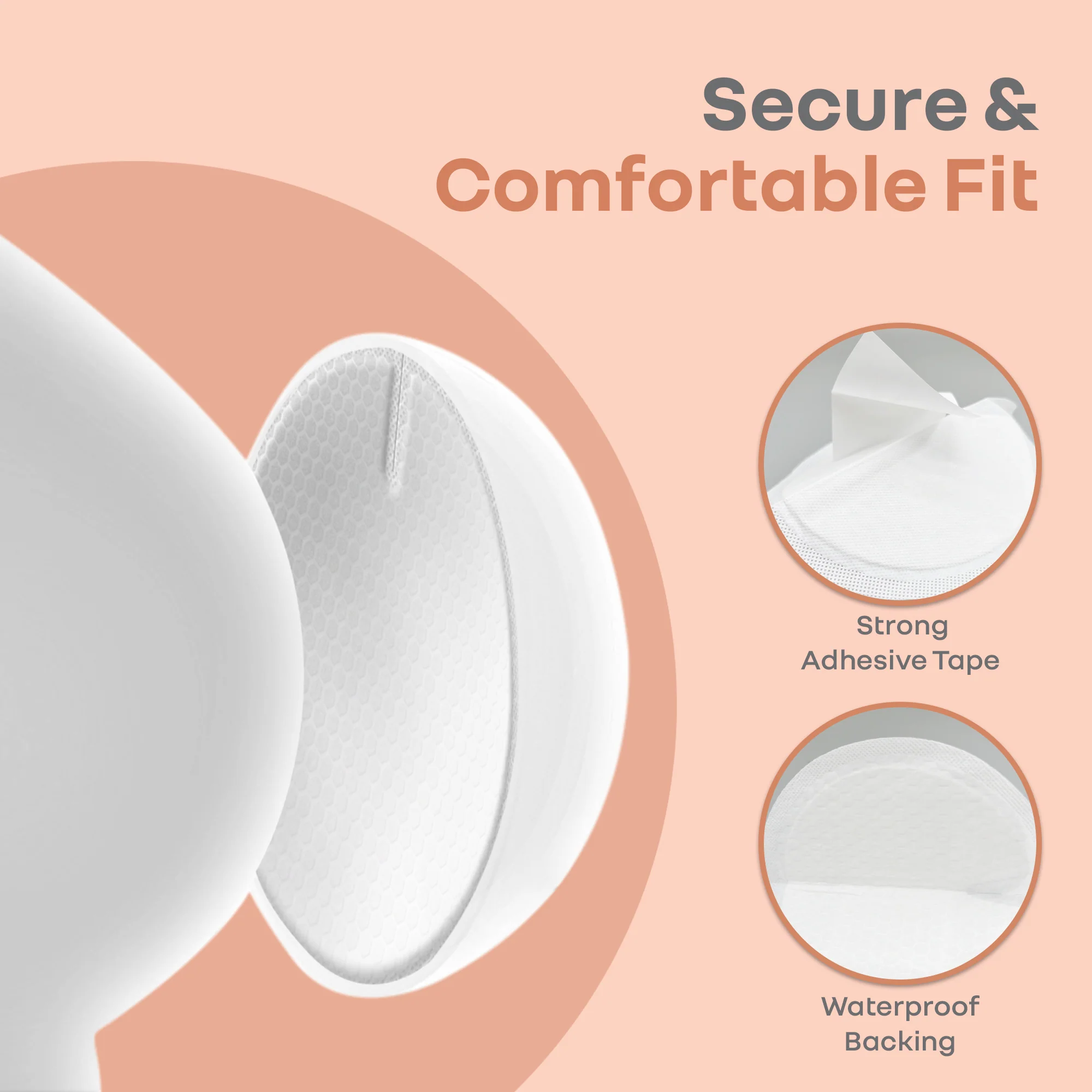 Comfy Shield Breast Pads for Moms - 24-Hour Day & Night Leak Protection - Image 6