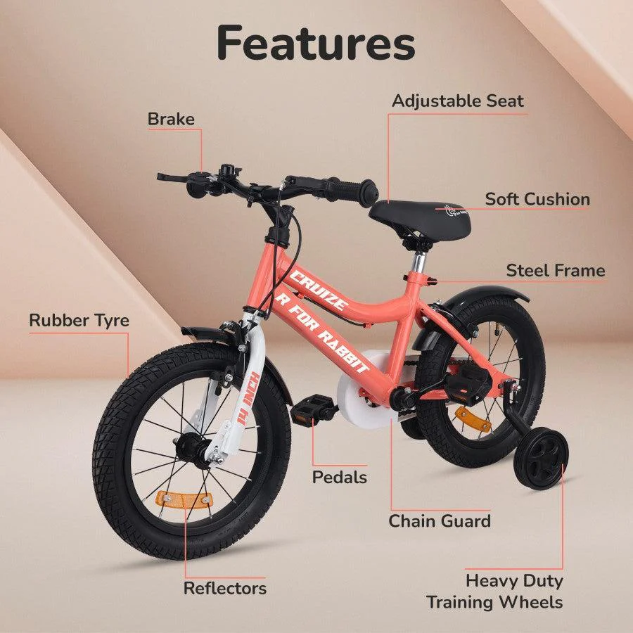 Cruize Bicycle For Kids 14 Inch With 90% Plug N Play Installation - Image 15