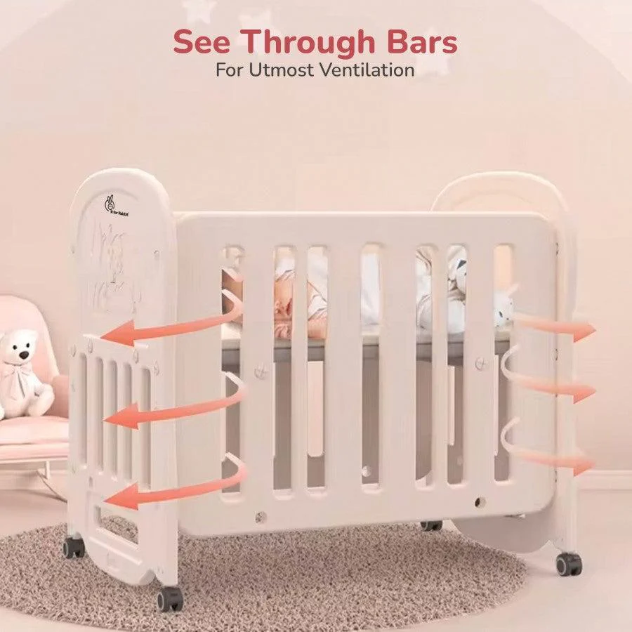 Dream N Play Baby Cot 2-in-1 Multipurpose Converted From Cot into a Rocking Cot - Image 8