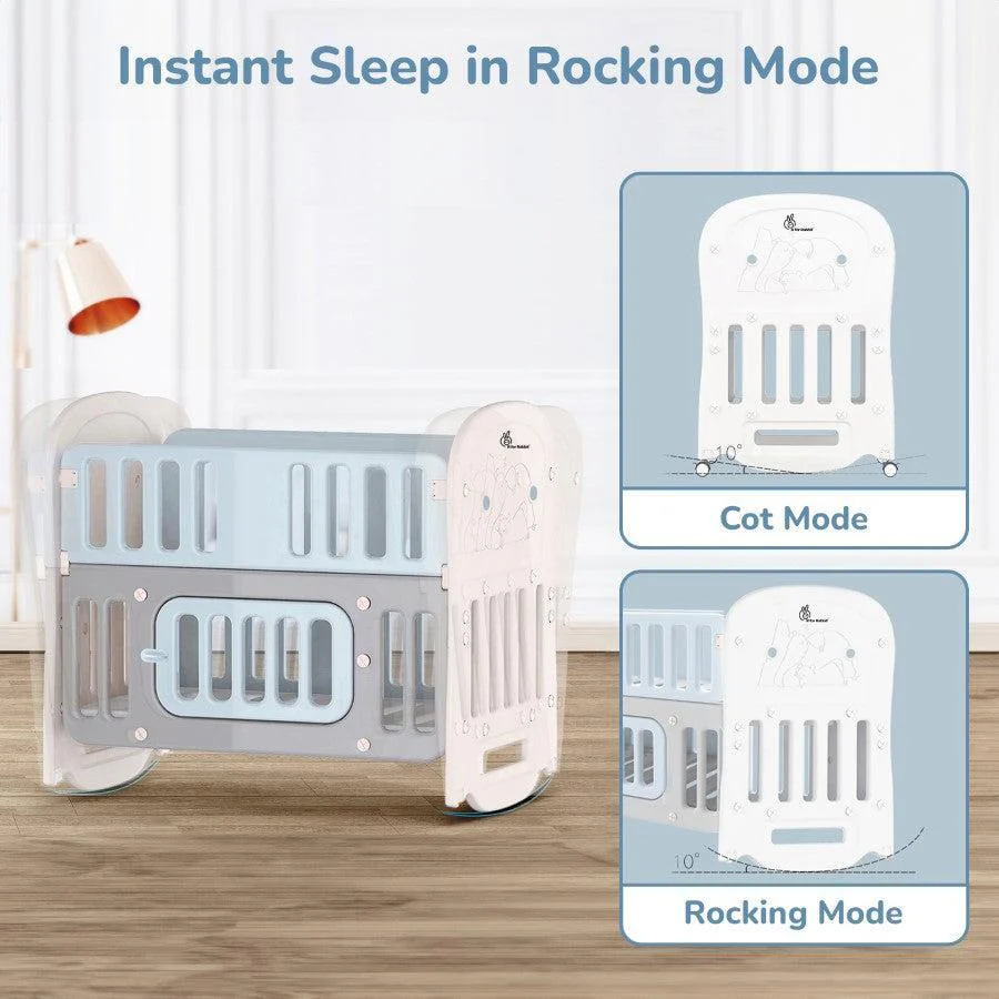 Dream N Play Plus Baby Cot 3-in-1 Multipurpose and Plug N Play Installation - Image 5