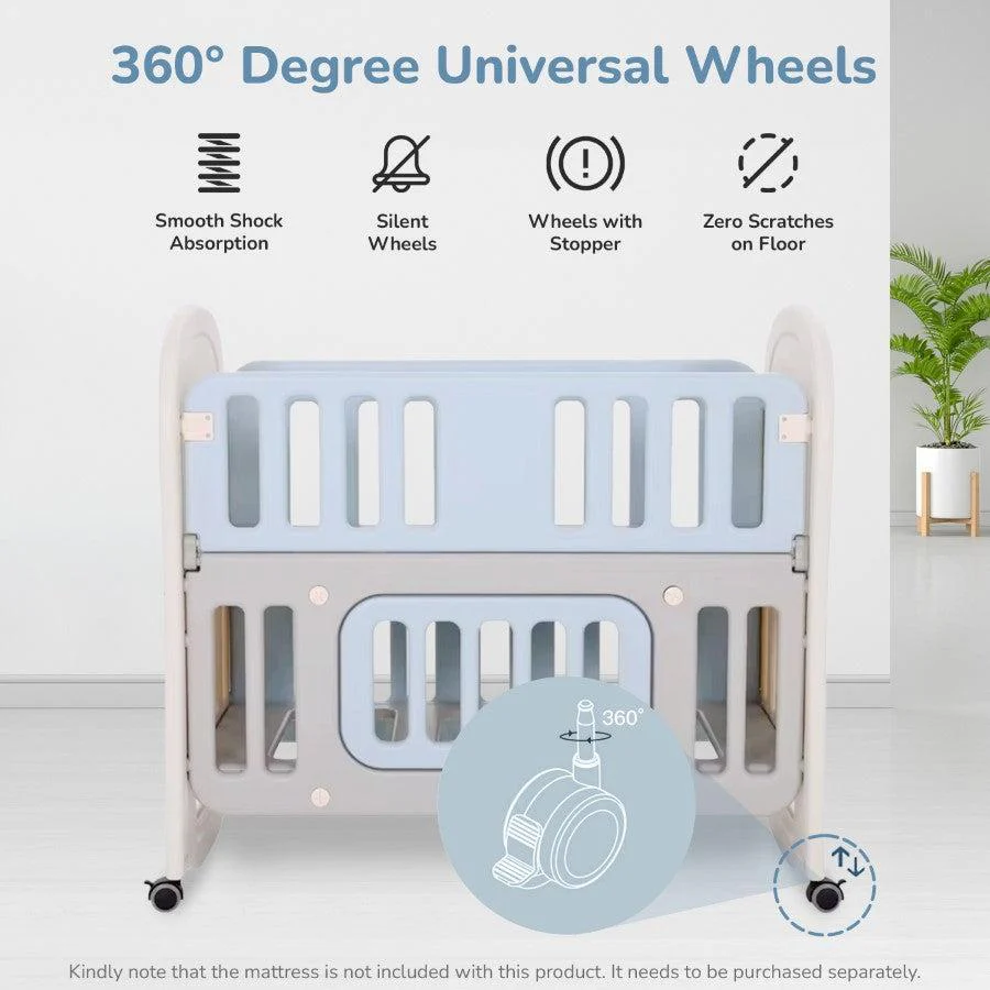 Dream N Play Plus Baby Cot 3-in-1 Multipurpose and Plug N Play Installation - Image 6