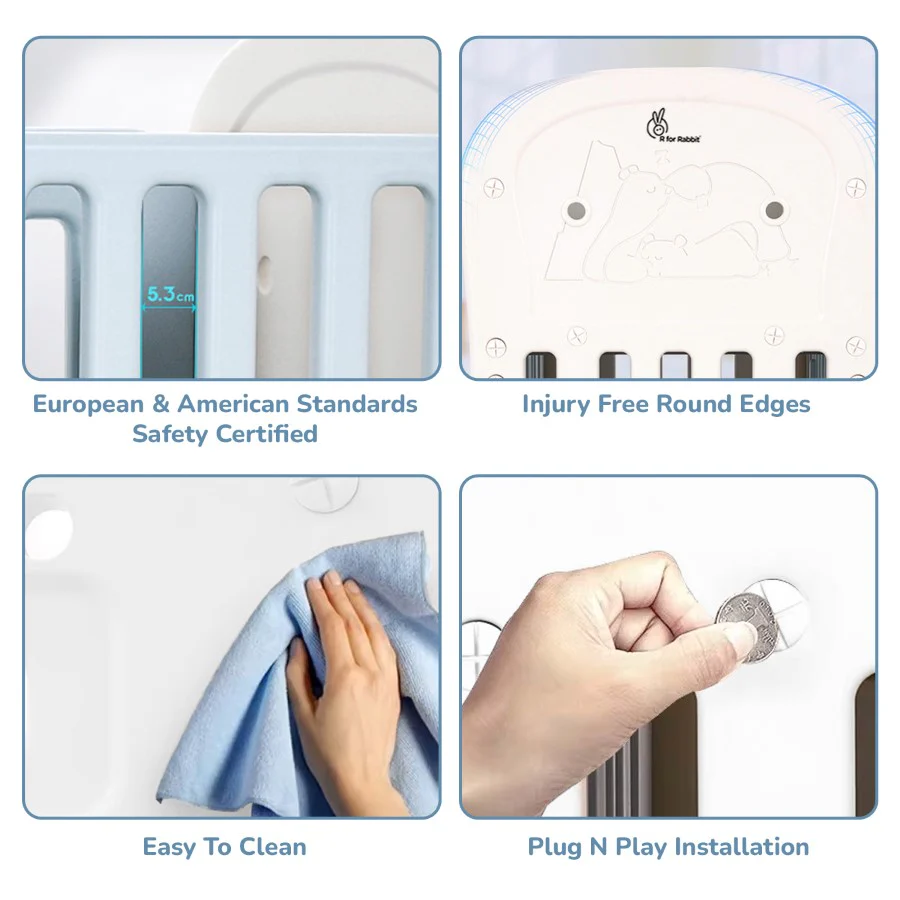 Dream N Play Plus Baby Cot 3-in-1 Multipurpose and Plug N Play Installation - Image 8