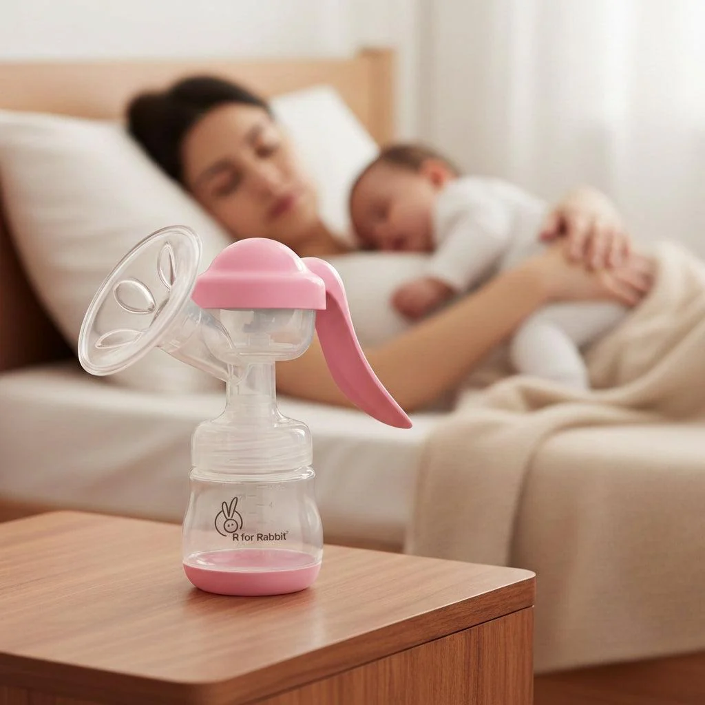First Feed Cozy Manual Feeding Breast Pump With 2 Suction Level Adjustment - Image 10