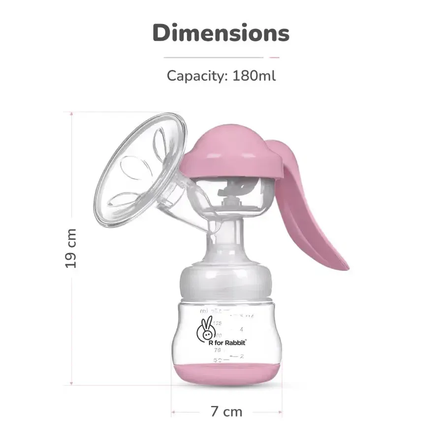 First Feed Cozy Manual Feeding Breast Pump With 2 Suction Level Adjustment - Image 18