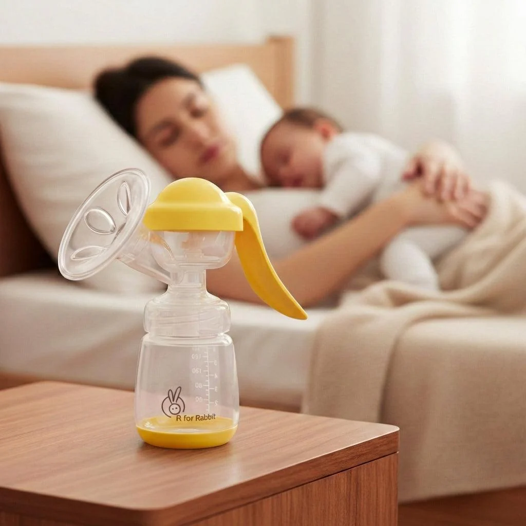 First Feed Cozy Manual Feeding Breast Pump With 2 Suction Level Adjustment - Image 19