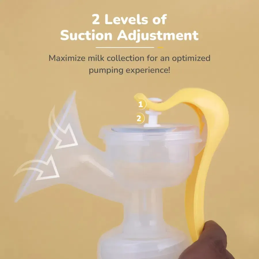First Feed Cozy Manual Feeding Breast Pump With 2 Suction Level Adjustment - Image 20