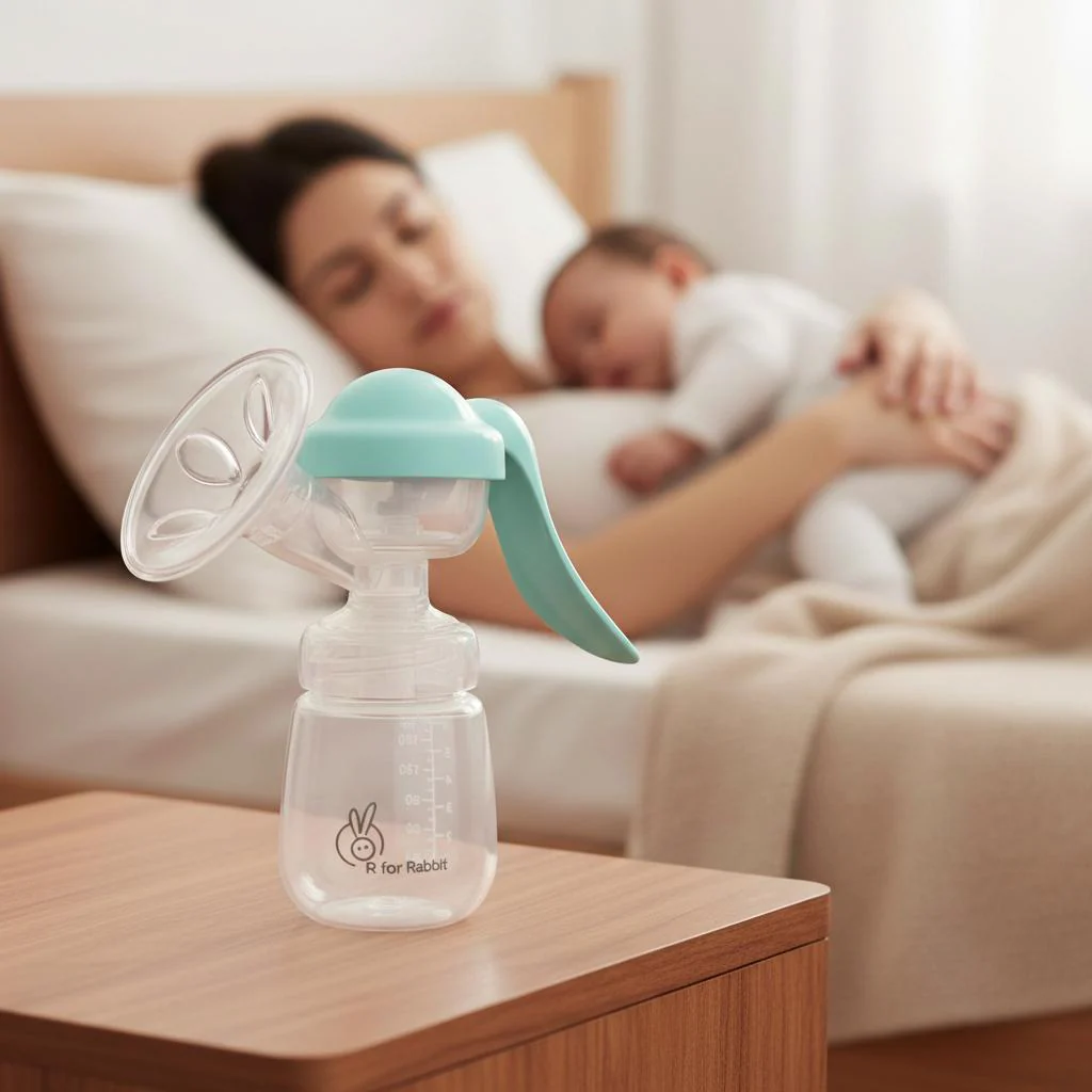 First Feed Cozy Manual Feeding Breast Pump With 2 Suction Level Adjustment - Image 28