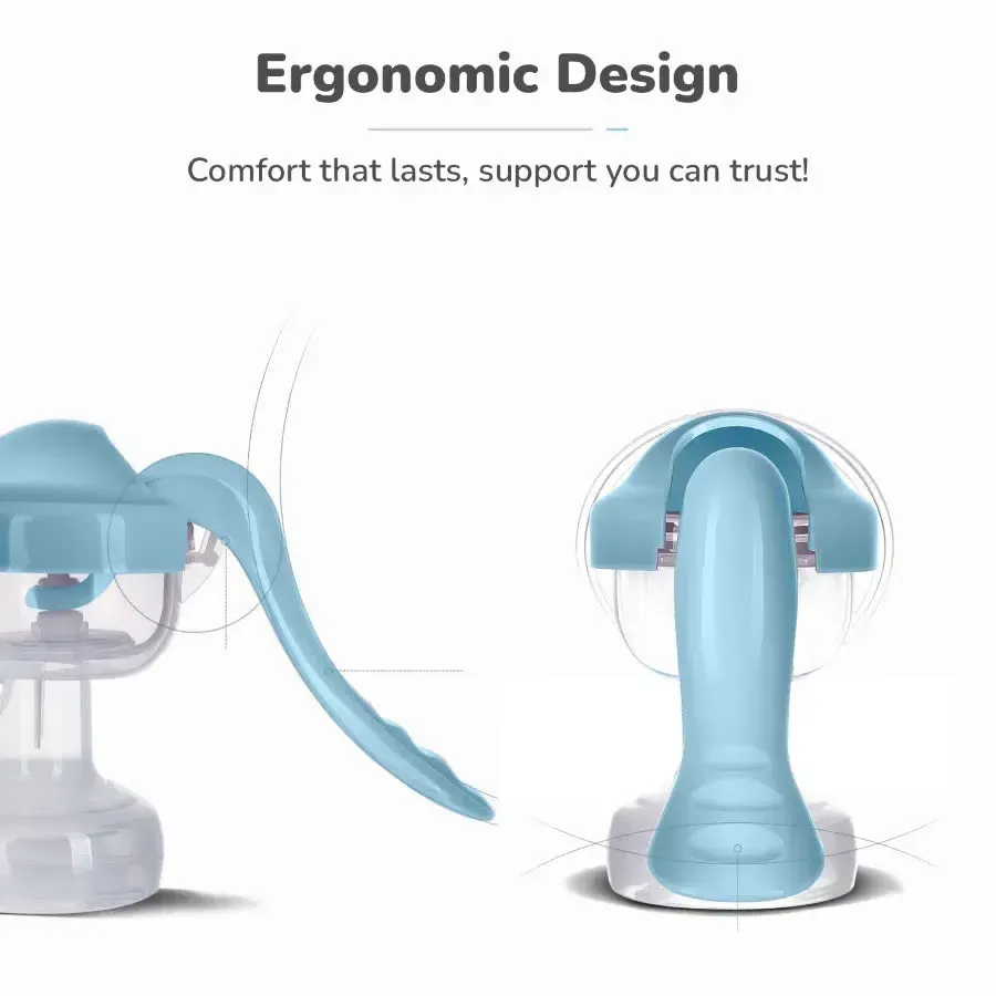 First Feed Cozy Manual Feeding Breast Pump With 2 Suction Level Adjustment - Image 3
