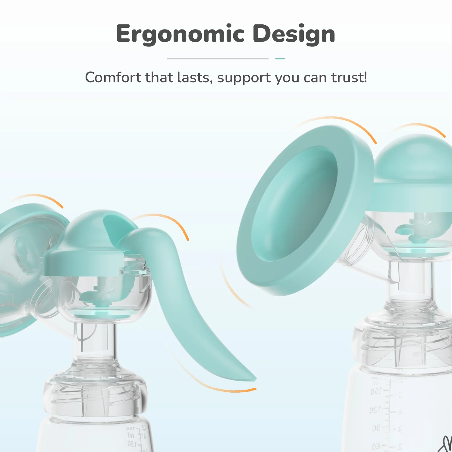 First Feed Cozy Manual Feeding Breast Pump With 2 Suction Level Adjustment - Image 32