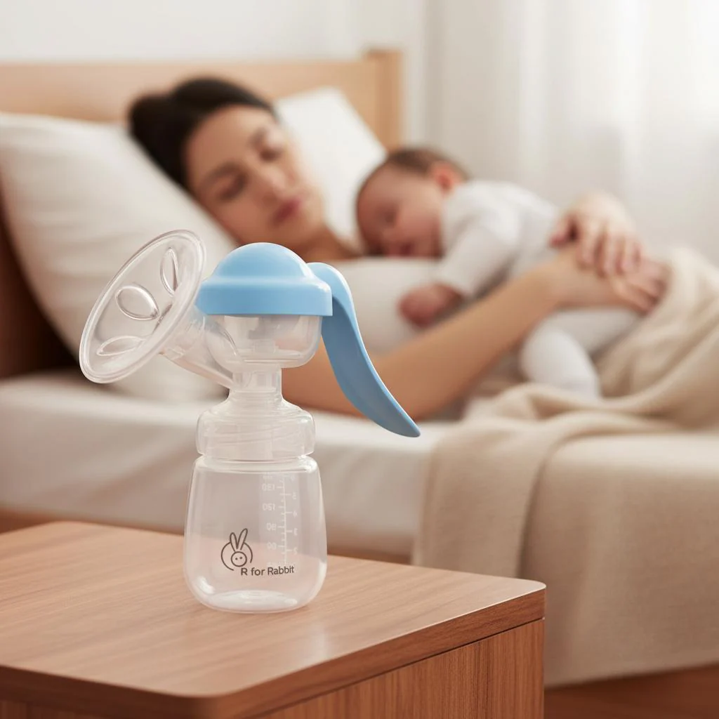 First Feed Cozy Manual Feeding Breast Pump With 2 Suction Level Adjustment - Image 36