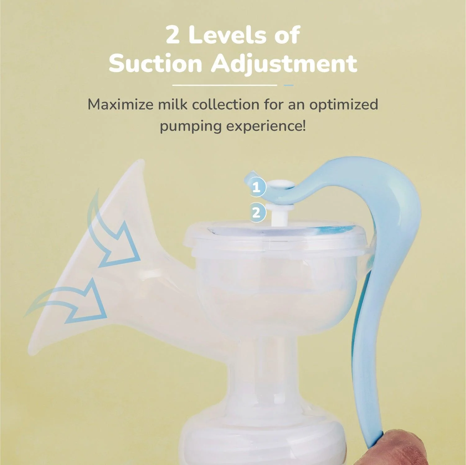 First Feed Cozy Manual Feeding Breast Pump With 2 Suction Level Adjustment - Image 38